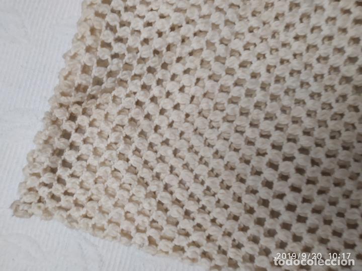 Vintage: BOLSO-BOLSA DE MALLA MACRAM&Eacute; DE ALGODON - Foto 6