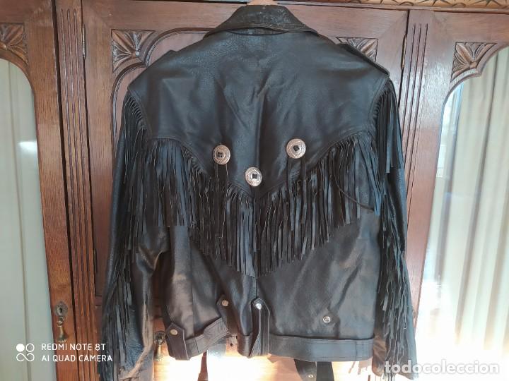 cazadora cruzada heavy metal con flecos - Buy Vintage Accessories at  todocoleccion - 231885300