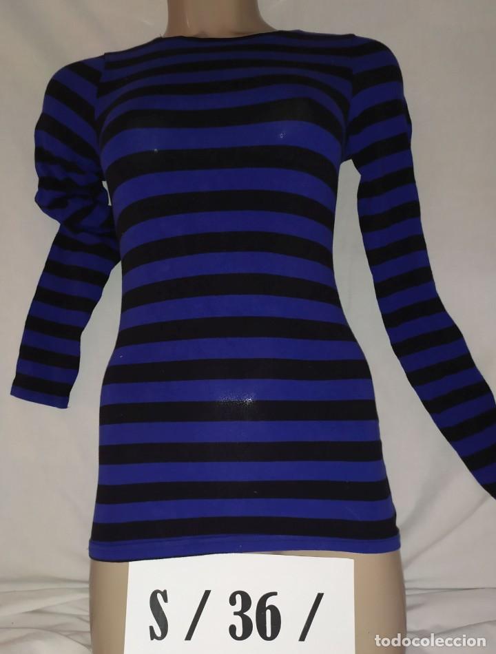 Vintage: JERSEY AZUL NEGRO BASIC 1959 MANGA LARGA L - Foto 1