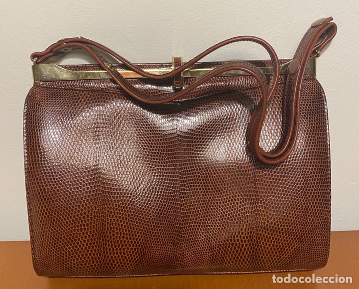 Vintage: Bolso piel de serpiente - Foto 1