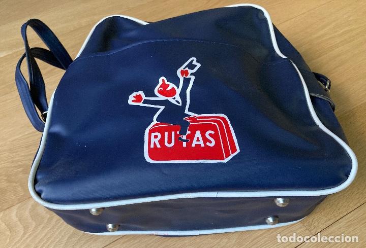 Vintage: Bolsa de viaje RUTAS. - Foto 3