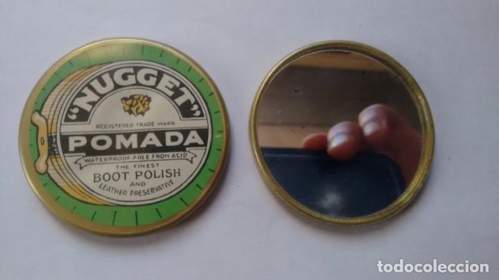 Vintage: ESPEJO DE MUJER PARA CARTERA CON PROPAGANDA DE POMADA - Foto 1