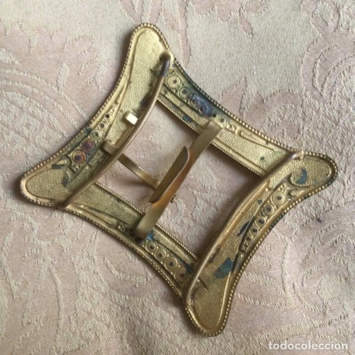 Vintage: ANTIGUA HEBILLA MODERNISTA - Foto 4