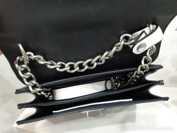Vintage: Bolso Print blanco y negro - Foto 5