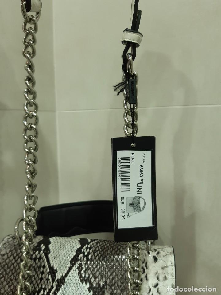 Vintage: Bolso Print blanco y negro - Foto 6