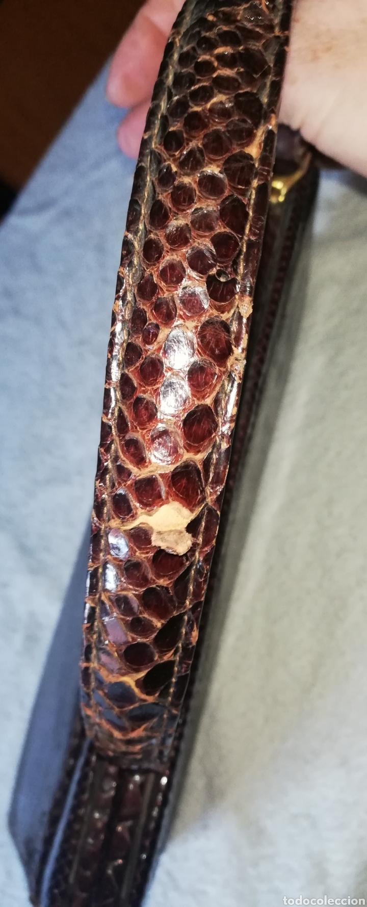 Vintage: Bolso vintage de piel de serpiente - Foto 5
