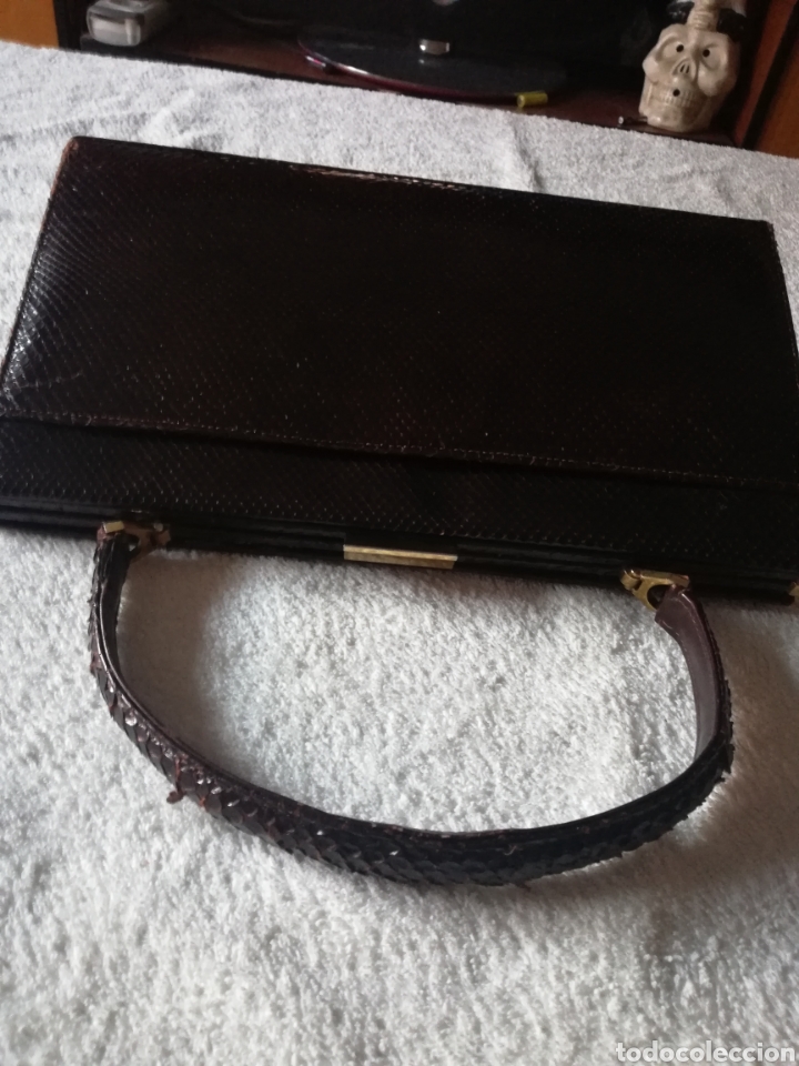 Vintage: Bolso vintage de piel de serpiente - Foto 9