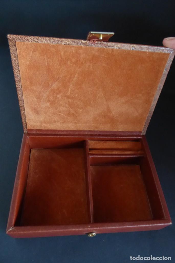 Vintage: JOYERO DE PIEL - PERFECTO ESTADO - Foto 1