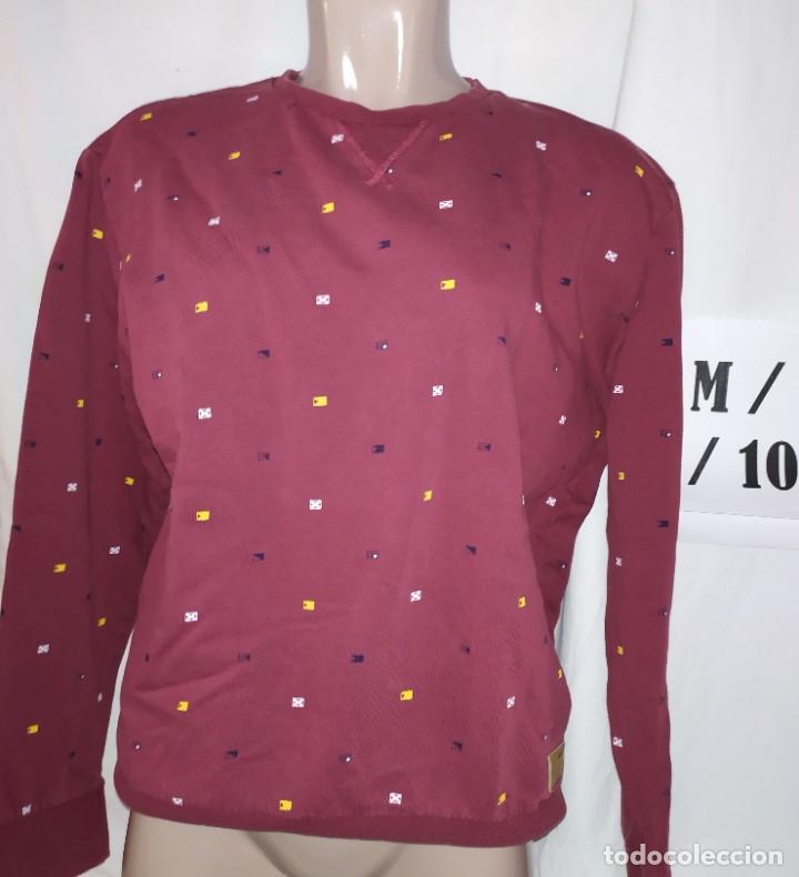Vintage: Sudadera Springfield Granate Talla M - Foto 1