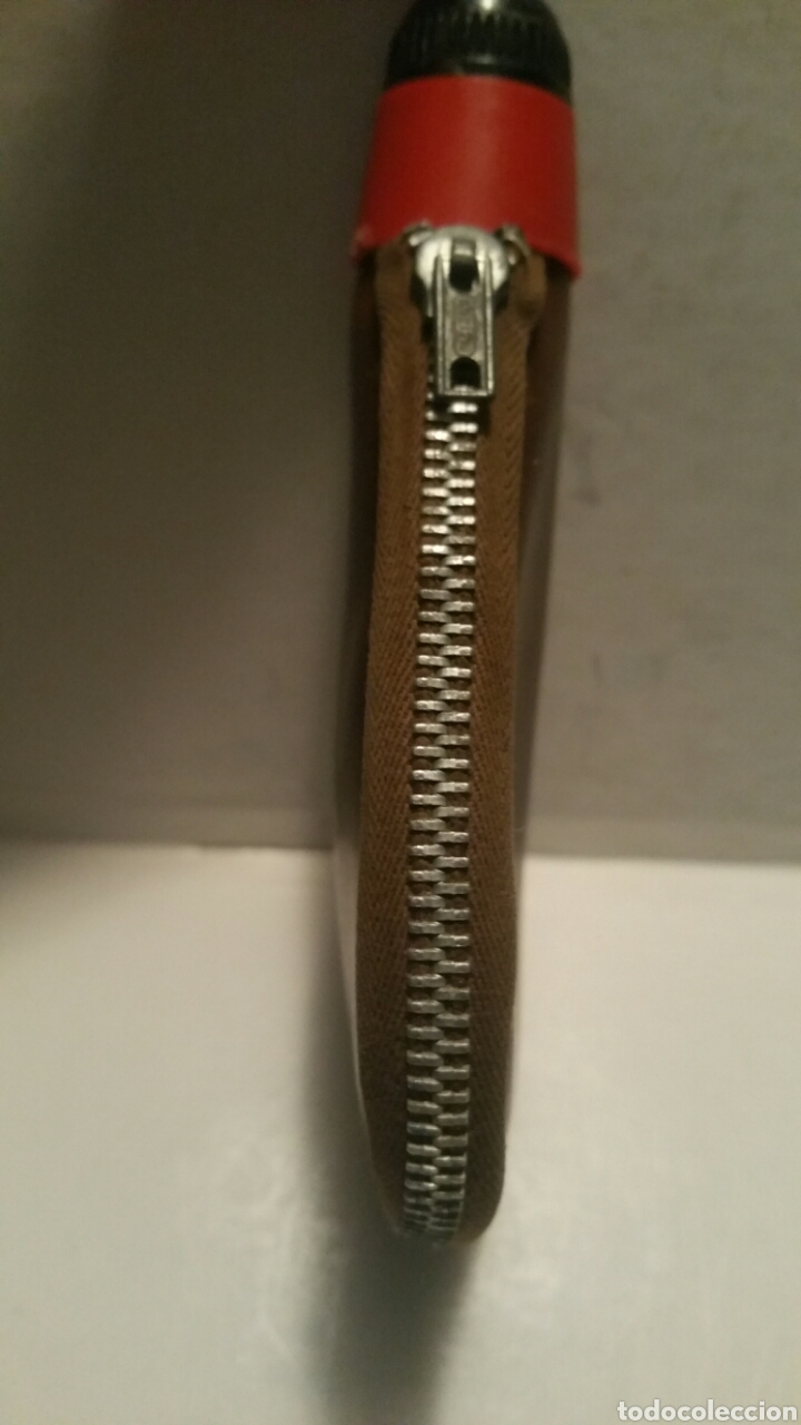 Vintage: Monedero antiguo, bota de vino. - Foto 3