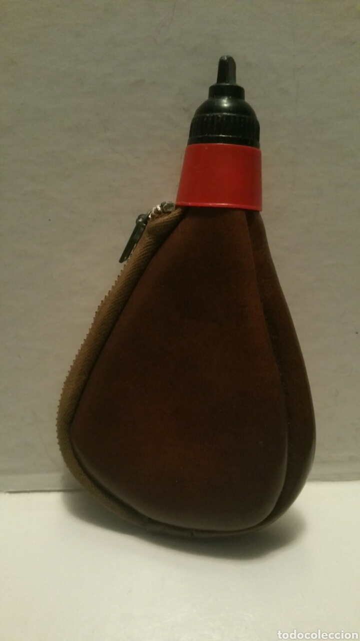 Vintage: Monedero antiguo, bota de vino. - Foto 1