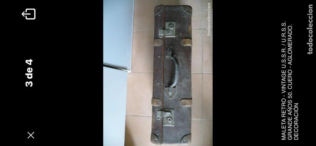 Vintage: maleta antigua - Foto 1