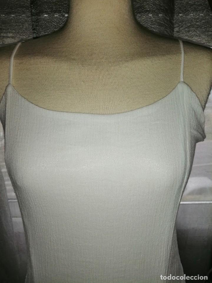 Vintage: Vestido blanco bambalinas - Foto 7
