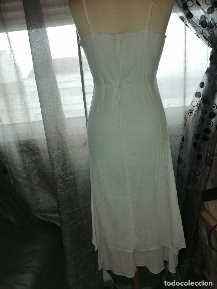 Vintage: Vestido blanco bambalinas - Foto 8