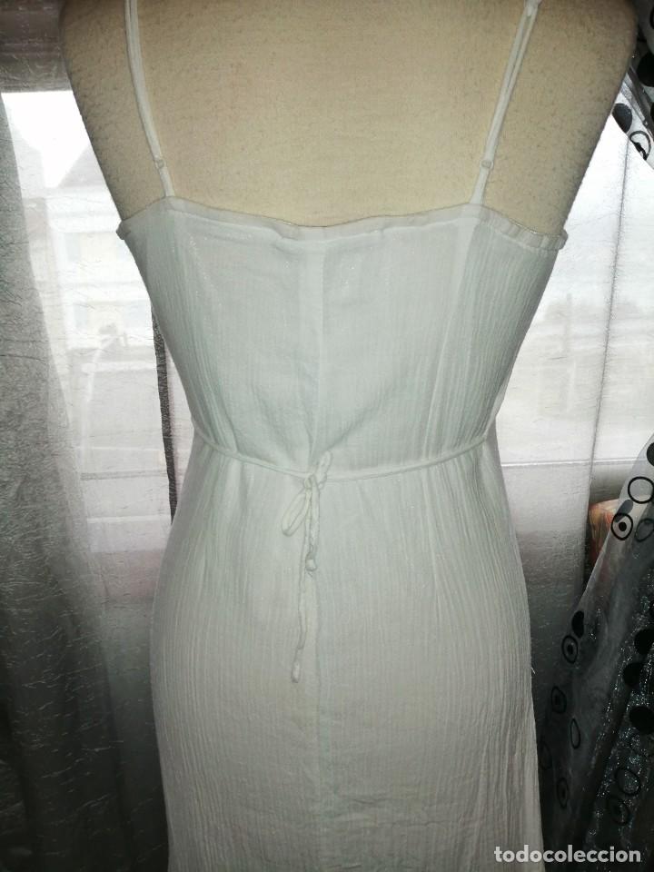 Vintage: Vestido blanco bambalinas - Foto 9