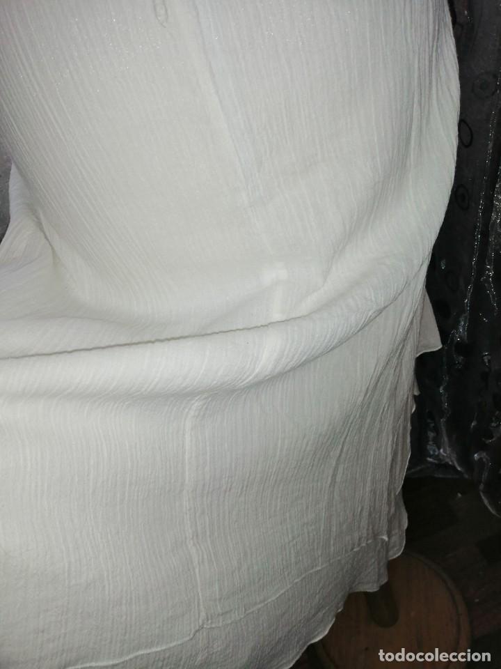 Vintage: Vestido blanco bambalinas - Foto 10