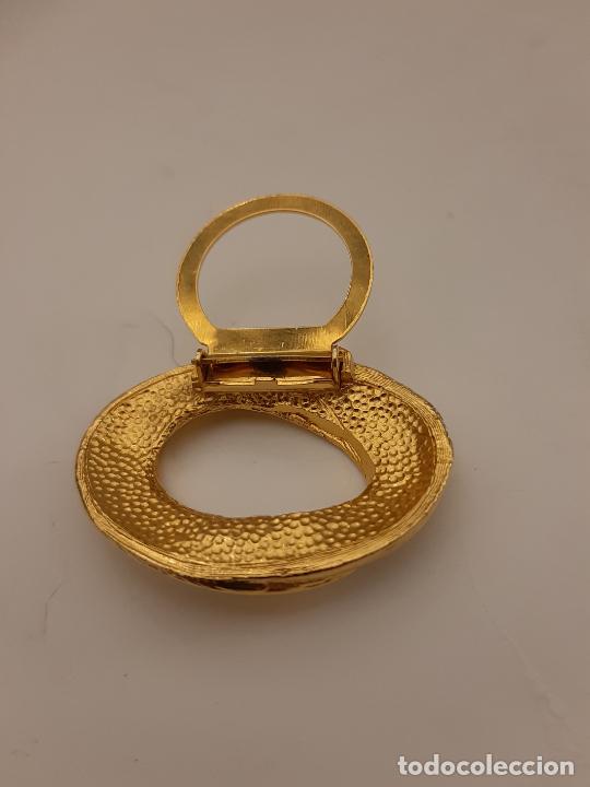 Vintage: BROCHE SUJETA PA&Ntilde;UELOS - Foto 4