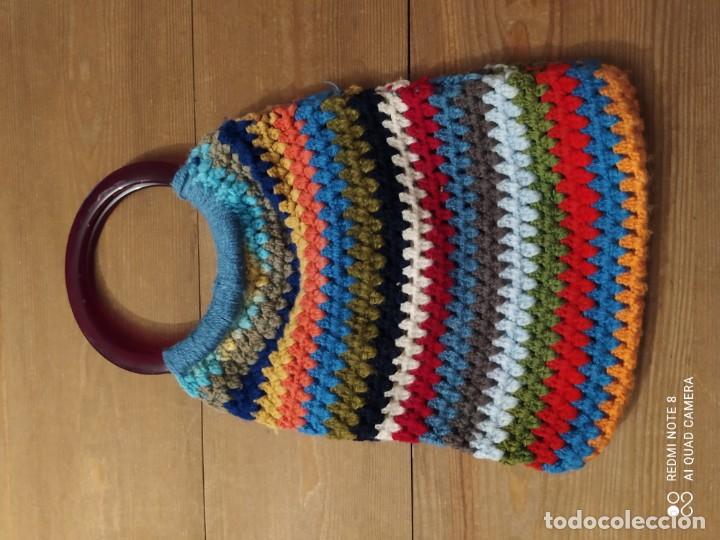 Vintage: Antiguo bolso de lana - Foto 1