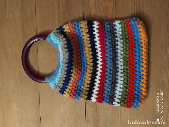 Vintage: Antiguo bolso de lana - Foto 2
