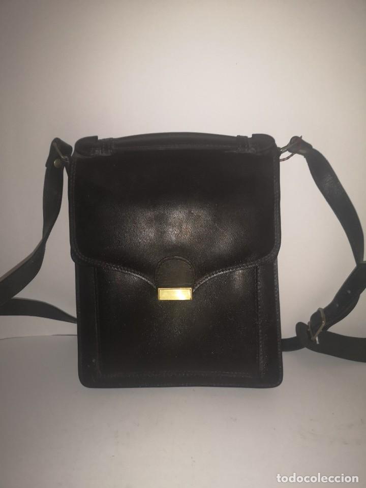 Vintage: Bandolera de piel - Foto 1