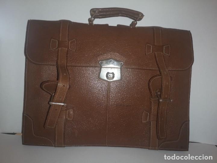 Vintage: Maletin de cuero - Foto 1