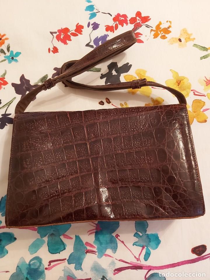 Vintage: Bolso de cocodrilo - Foto 2
