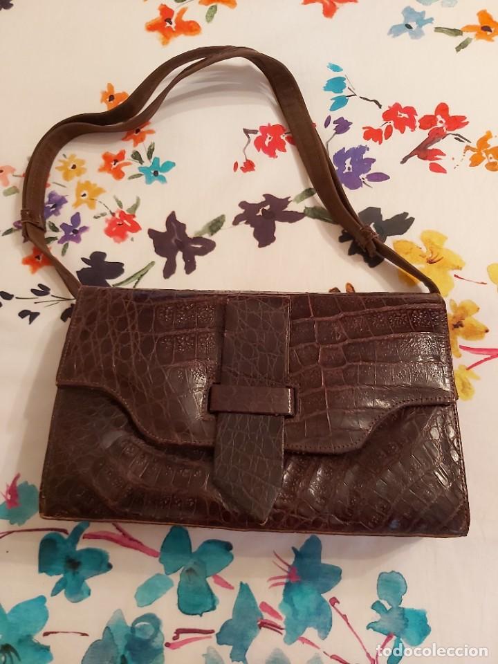 Vintage: Bolso de cocodrilo - Foto 6