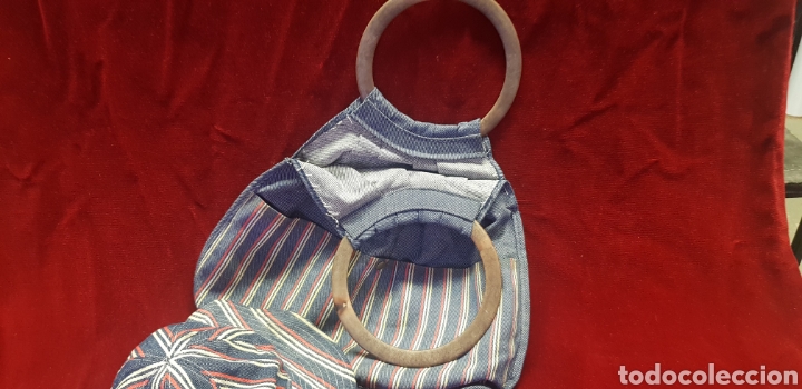 Vintage: Conjunto de gorro y bolsa de playa vintaje - Foto 2