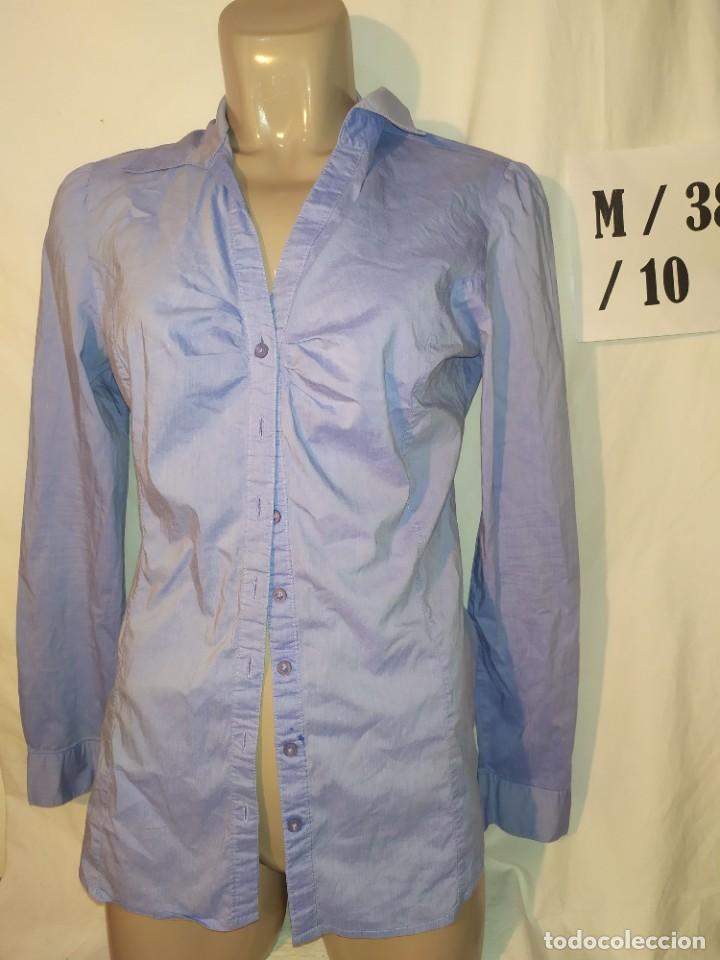 Vintage: Camisa azul claro basic wear stradivarius Talla M - Foto 1