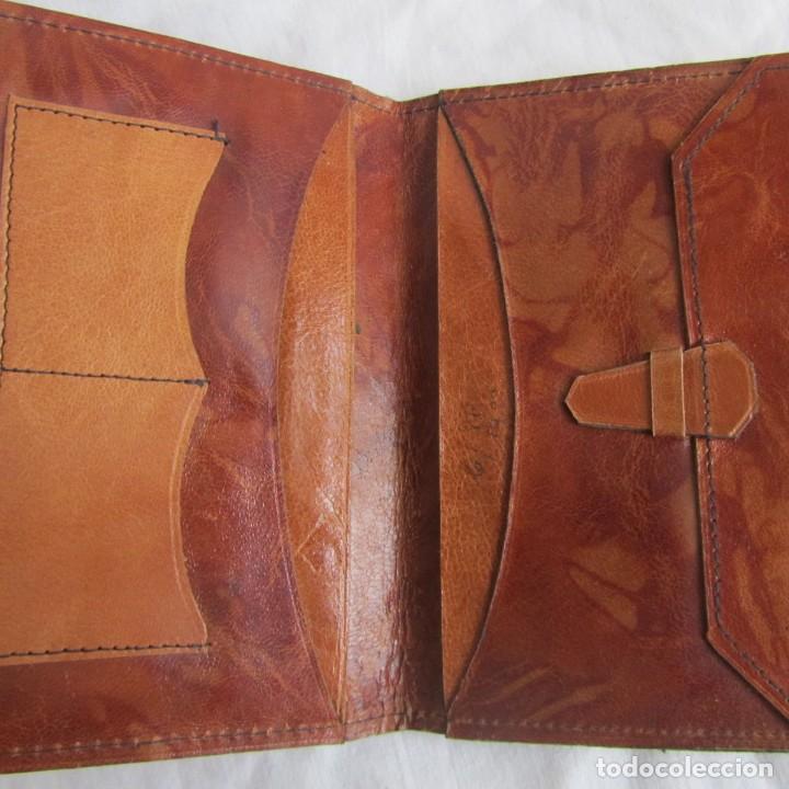 Vintage: Antigua cartera de cuero - Foto 1