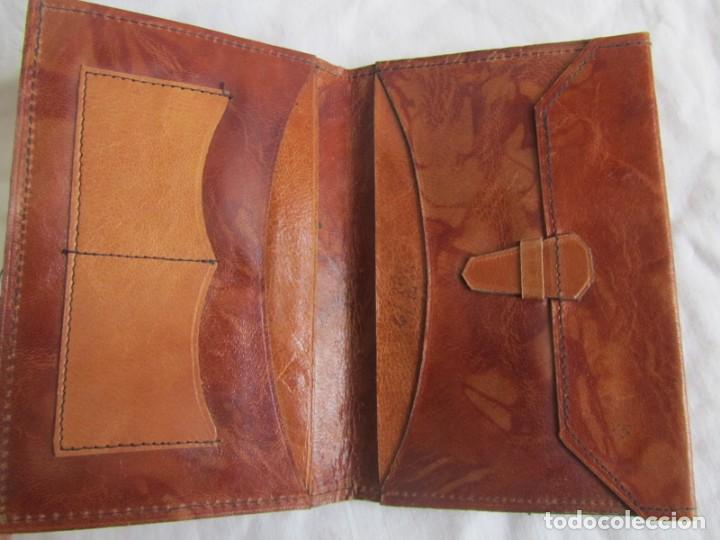 Vintage: Antigua cartera de cuero - Foto 4