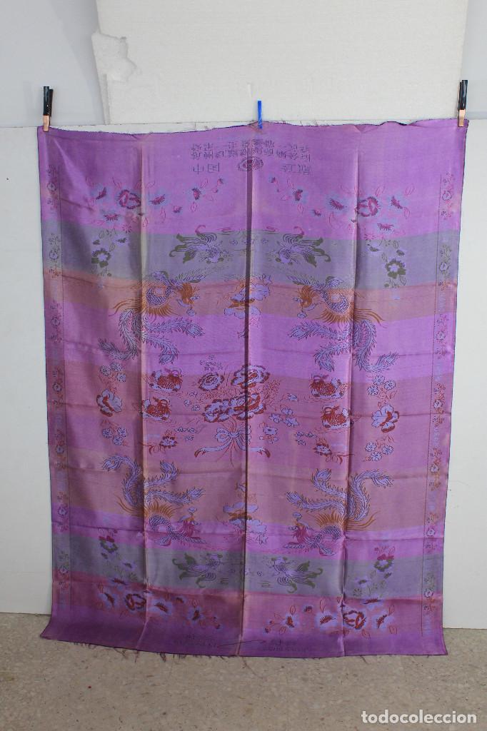 Vintage: PA&Ntilde;UELO SEDA MORADO - Foto 12