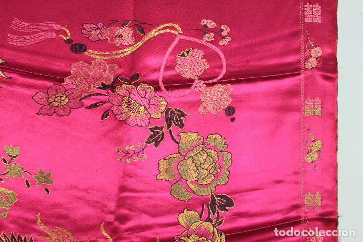 Vintage: PA&Ntilde;UELO SEDA FUXIA - Foto 7