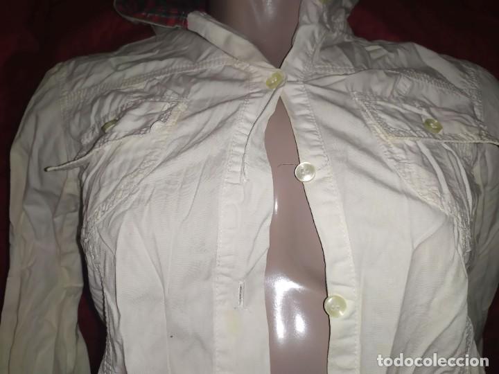 Vintage: Camisa blanca con capucha Talla M - Foto 2