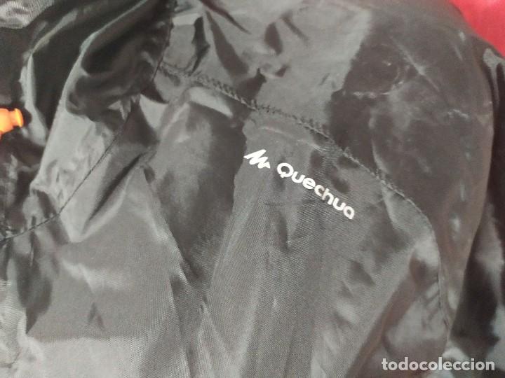 Vintage: Impermeable negro capucha Chechua Talla M - Foto 2