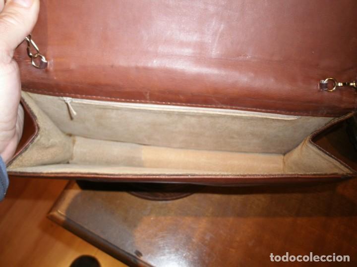 Vintage: BOLSO DE PIEL DE SERPIENTE,A&Ntilde;OS 60-70. - Foto 11