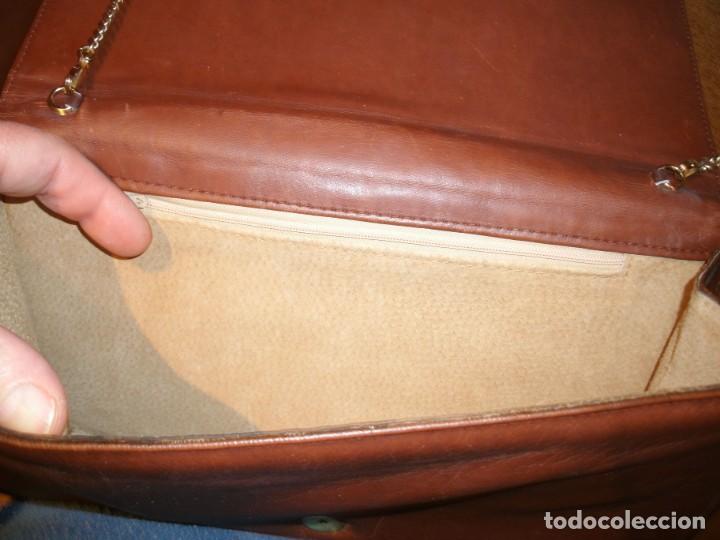 Vintage: BOLSO DE PIEL DE SERPIENTE,A&Ntilde;OS 60-70. - Foto 12