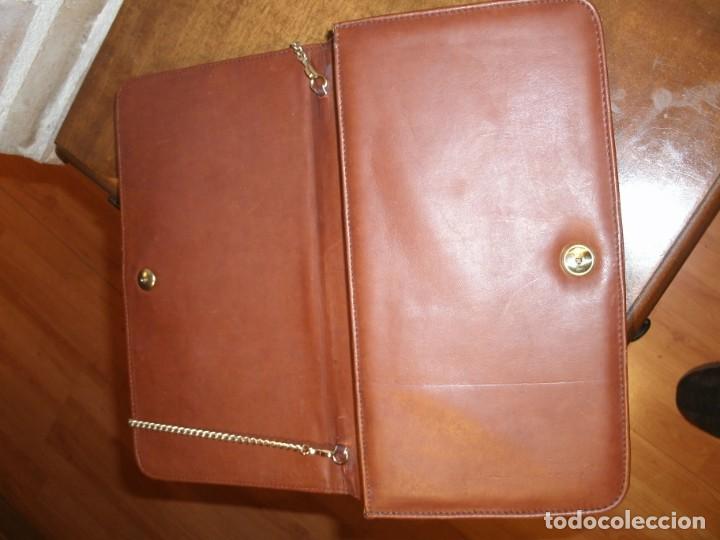 Vintage: BOLSO DE PIEL DE SERPIENTE,A&Ntilde;OS 60-70. - Foto 13