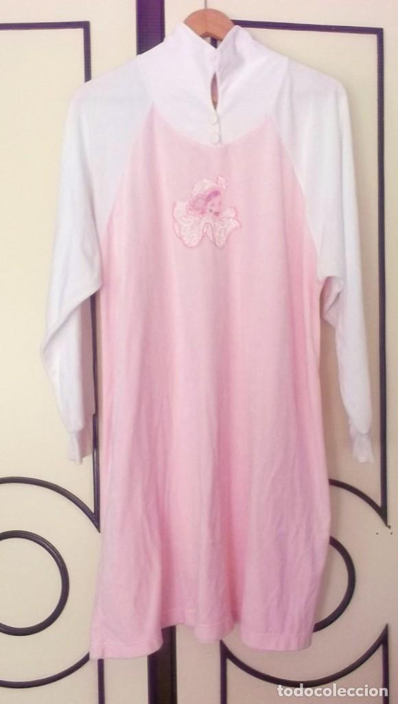 Vintage: CAMISON DE SE&Ntilde;ORA DE INVIERNO-TALLA 42 - Foto 1