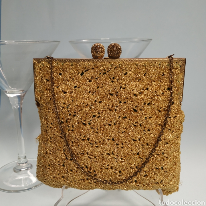 Vintage: BOLSO VINTAGE DE GANCHILLO ( 0197 ) - Foto 2