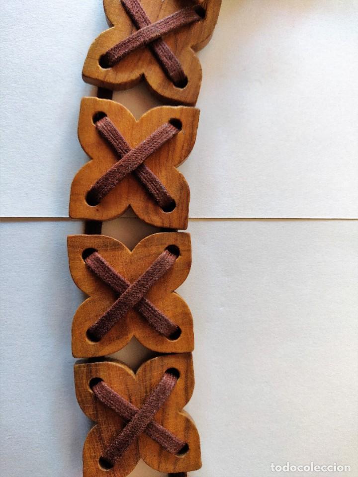 Vintage: Cintur&oacute;n Madera. - Foto 2