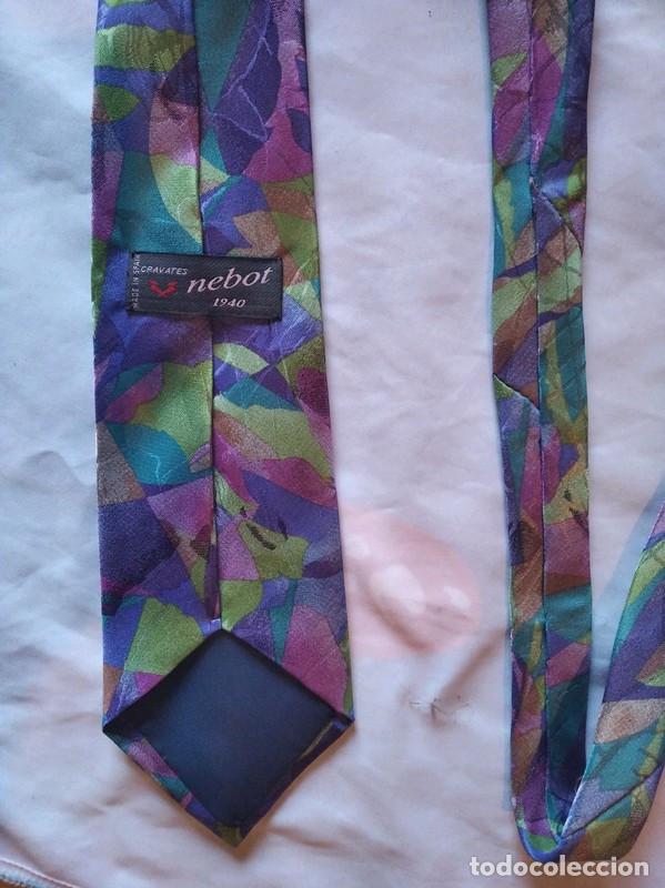 Vintage: Corbata cravates nebot hojas - Foto 3