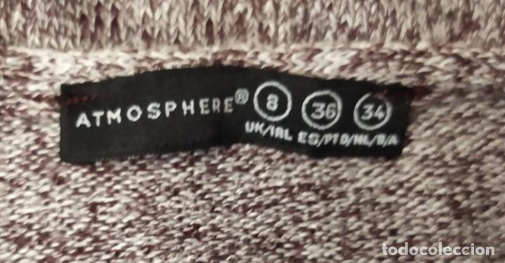 Vintage: Jersey Granate y Blanco Atmosphere Talla S - Foto 2