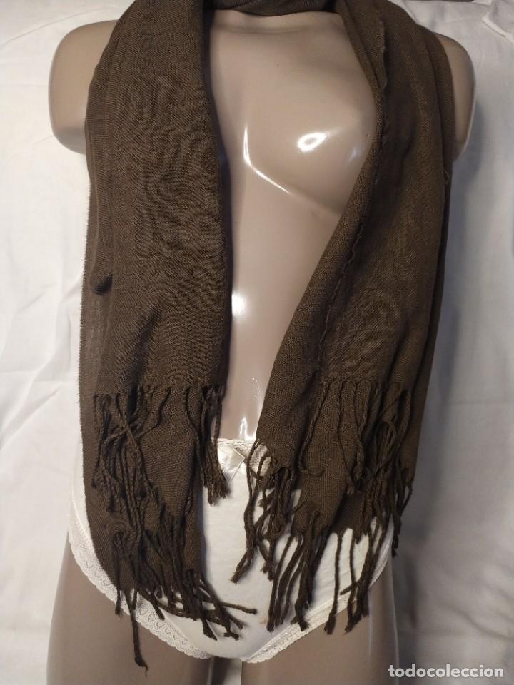 Vintage: Bufanda marron unisex Made In Italy - Foto 1