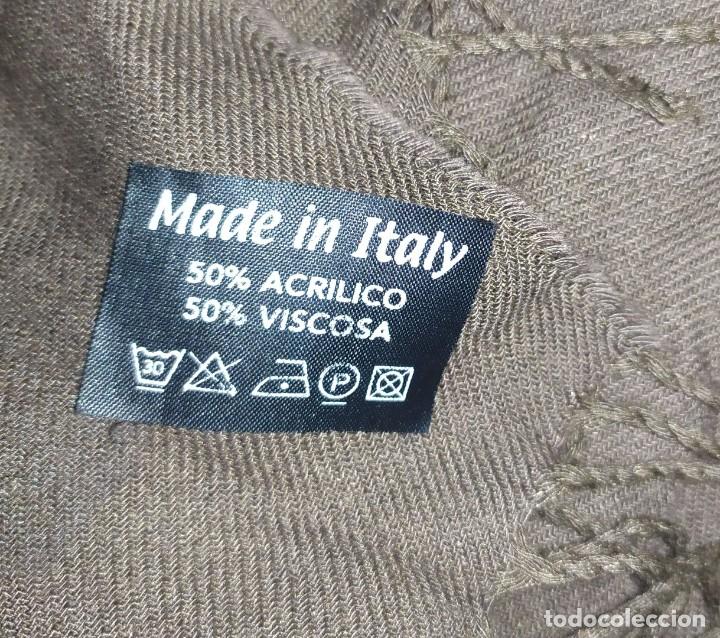 Vintage: Bufanda marron unisex Made In Italy - Foto 2