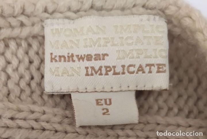 Vintage: Jersey Beige Implicate Knitwear Talla M - Foto 2
