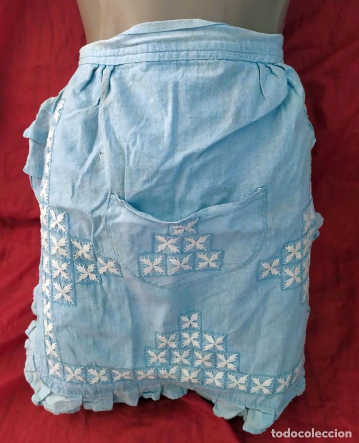 Vintage: Delantal azul claro - Foto 1