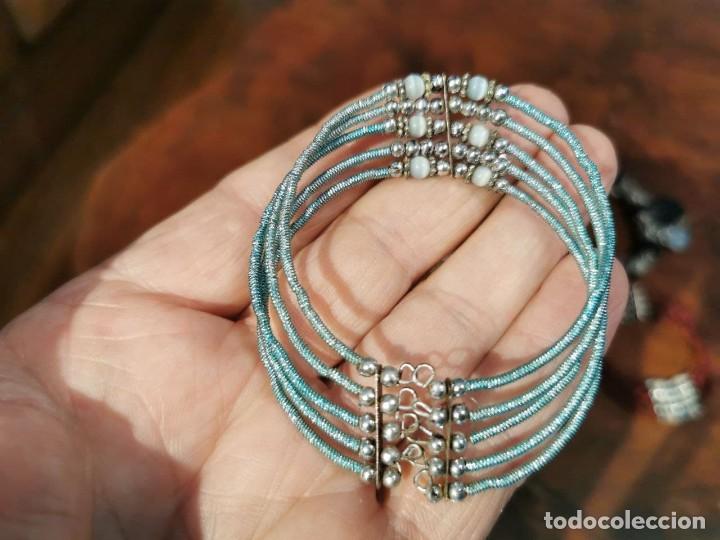 Vintage: LOTE DE 8 PULSERAS DE BISUTERIA - Foto 4