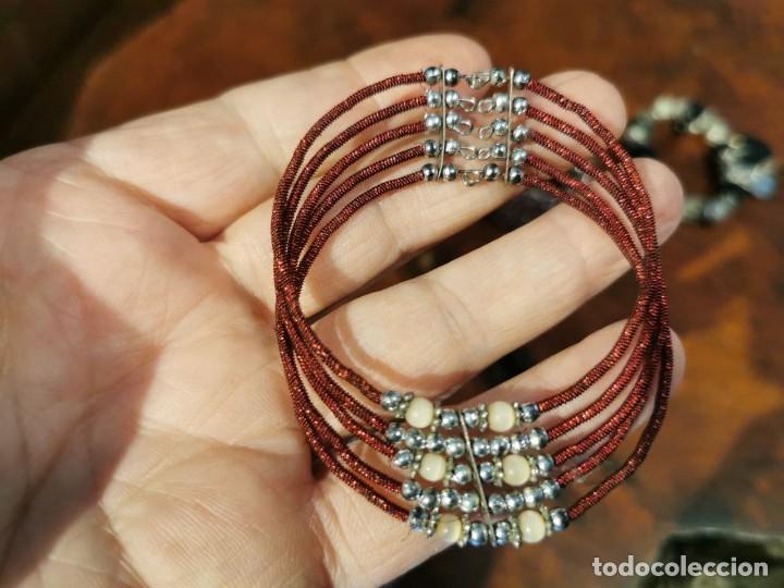 Vintage: LOTE DE 8 PULSERAS DE BISUTERIA - Foto 5