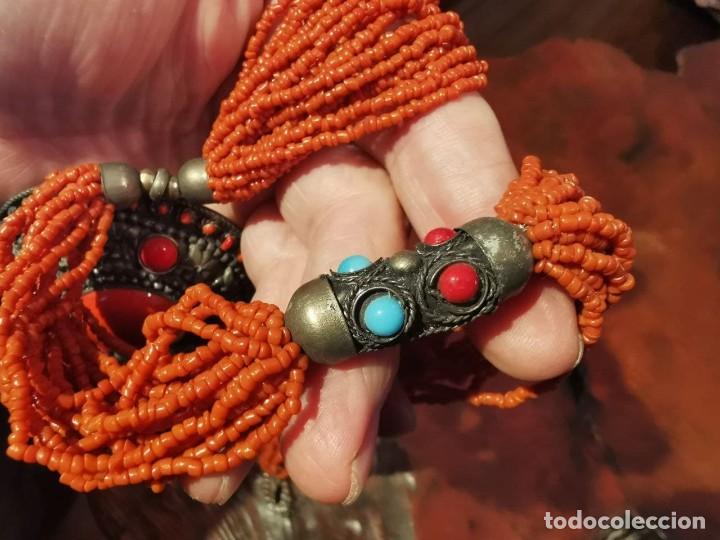 Vintage: COLLAR SIMIL CORAL Y GRAN MEDALLON - Foto 6